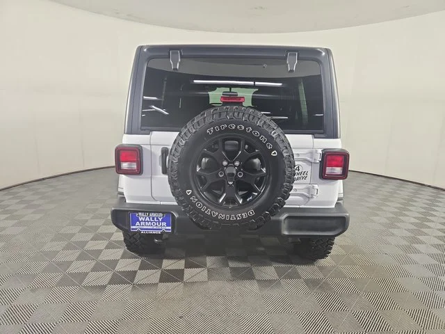 Used 2022 White Jeep Unlimited Willys image 8