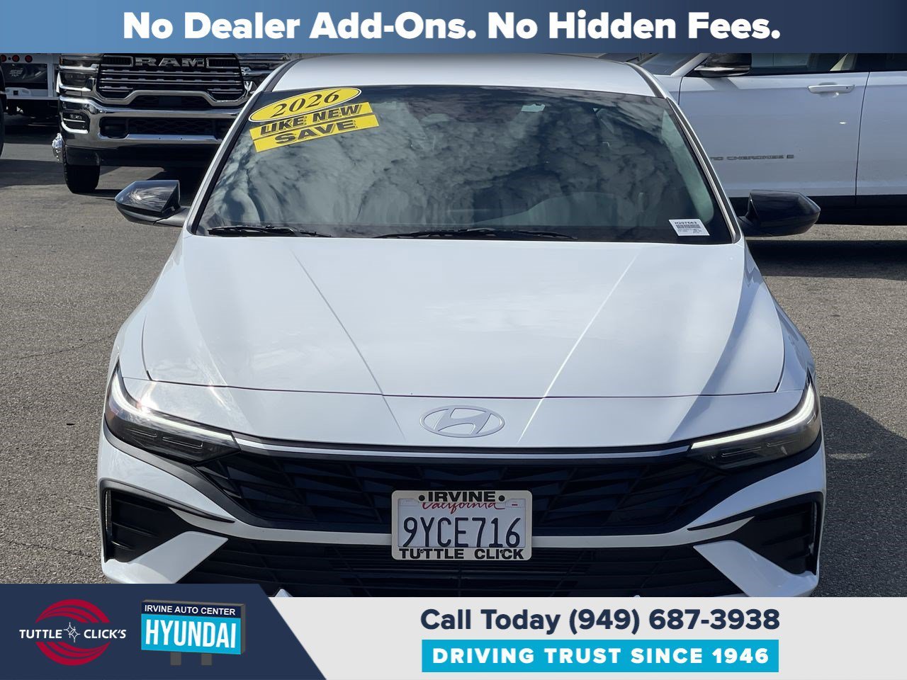 Used 2026 SERENITY WHITE HYUNDAI SEL SPORT image 2