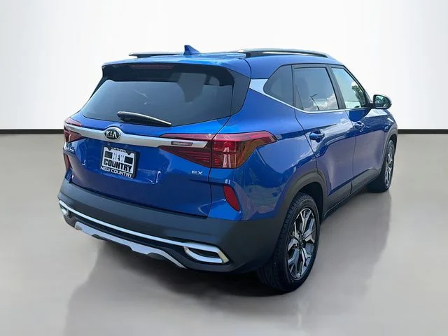 Used 2021 Blue Kia EX image 7