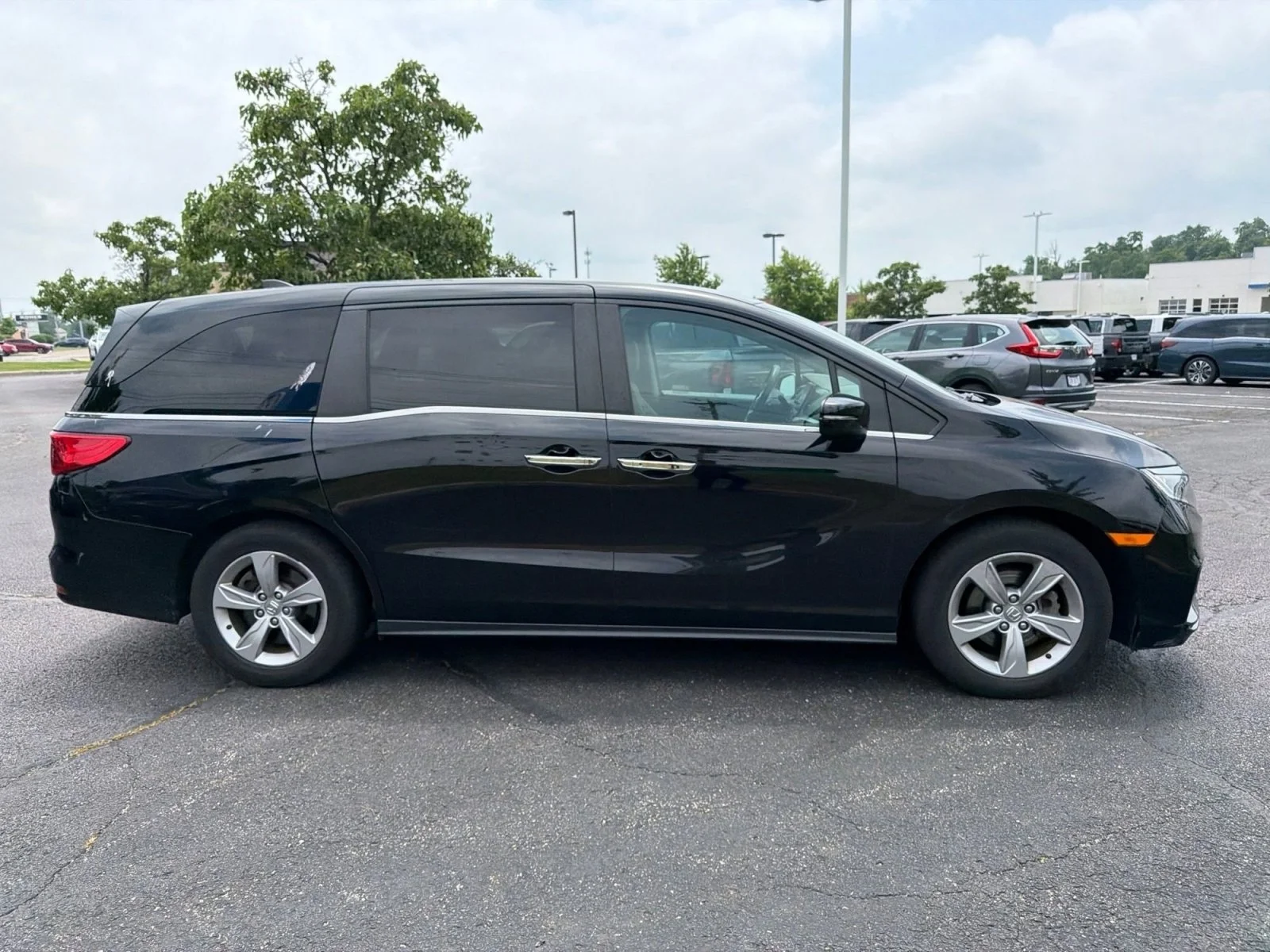 Used 2019 Crystal Black Pearl Honda EX image 11