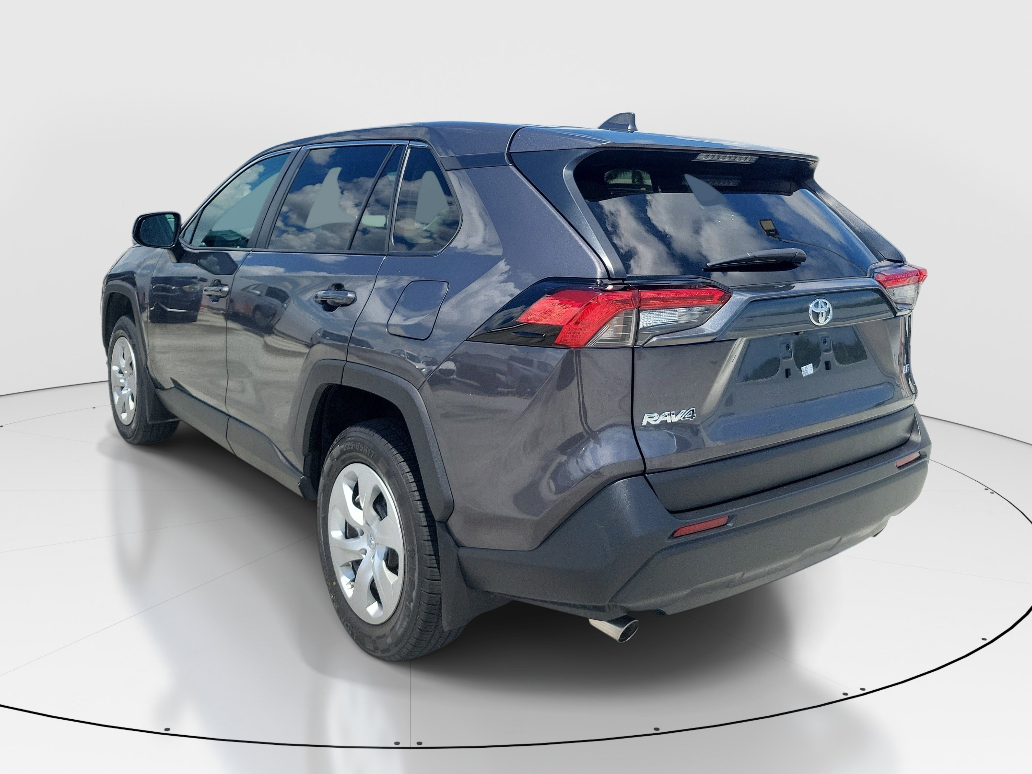 Used 2025 Magnetic Gray Metallic Toyota LE image 4