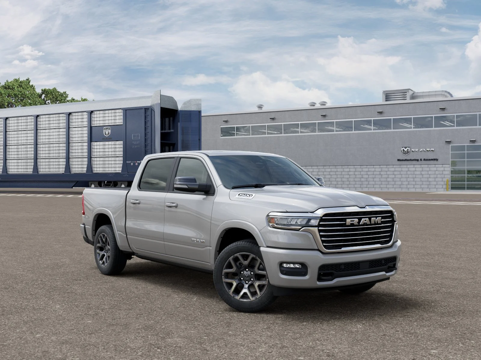 New 2026 Silver Zynith Exterior Paint RAM LARAMIE image 5