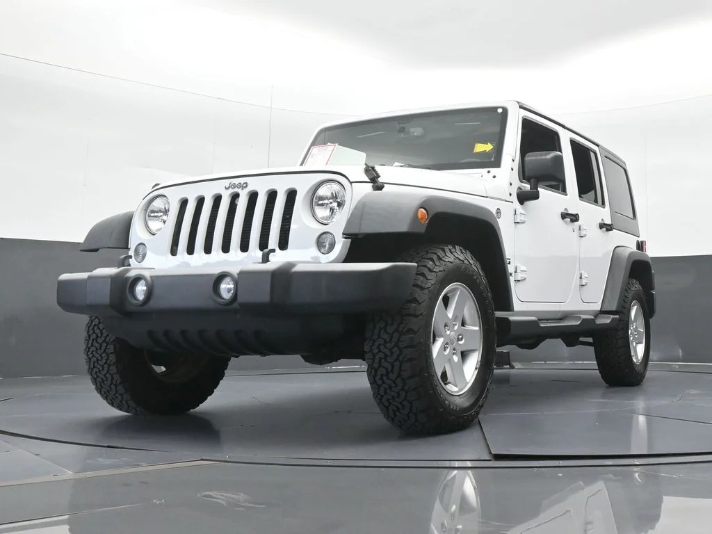 Used 2018 Bright White Clearcoat Jeep Unlimited Sport image 50