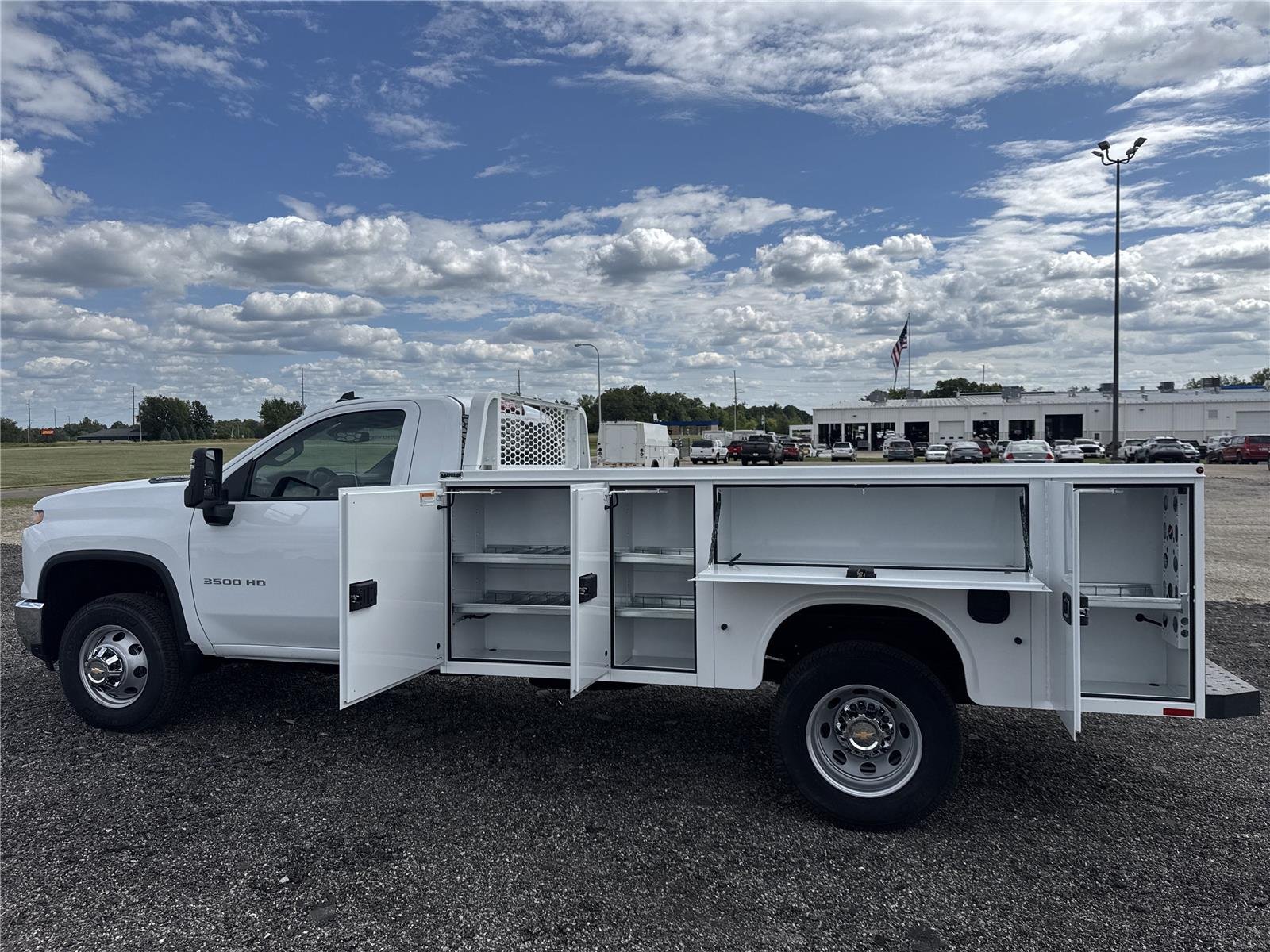 New 2025 Summit White Chevrolet Work Truck image 2