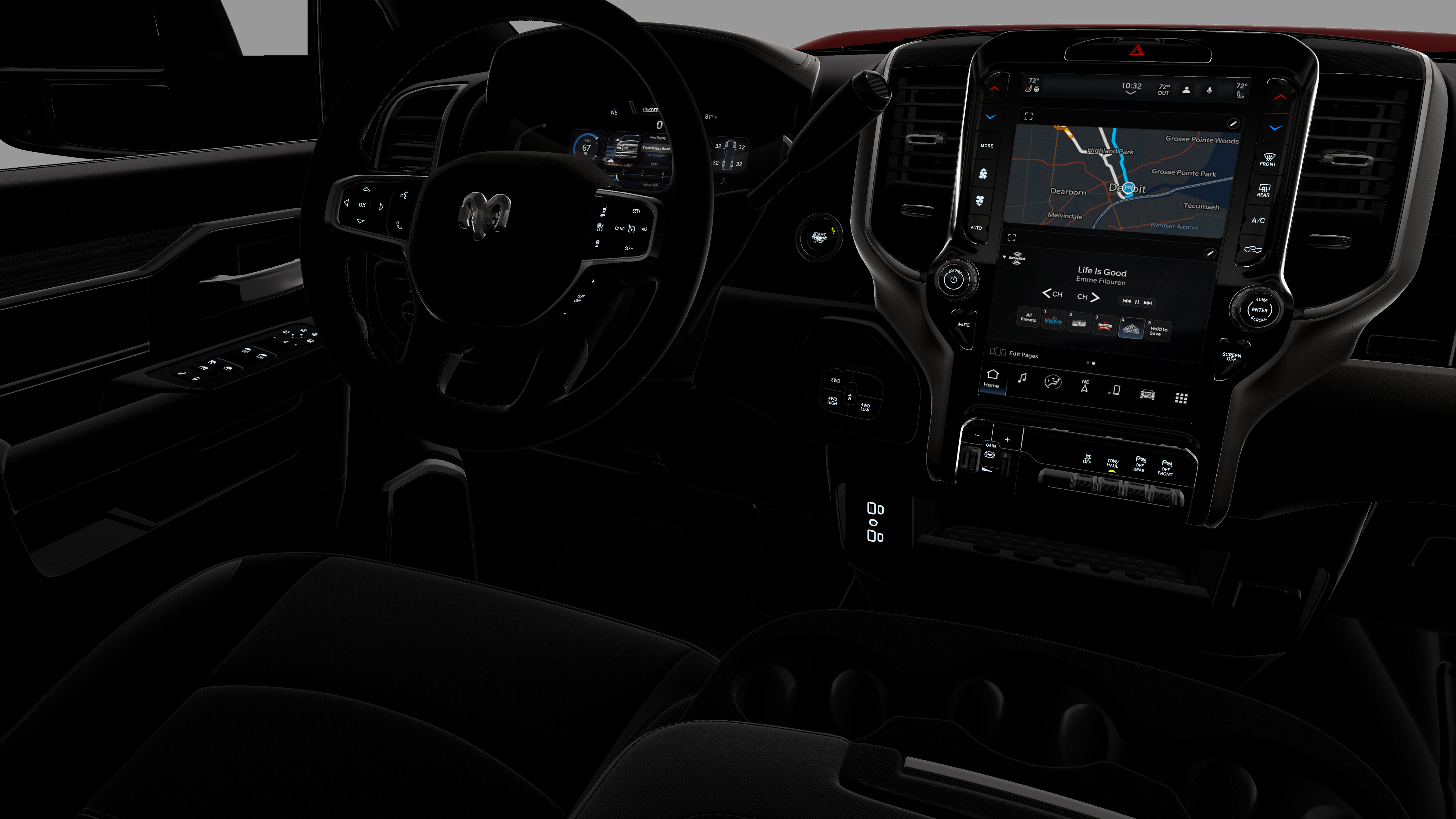 New 2026 Molten Red Pearl-Coat Exterior Paint RAM LARAMIE image 21
