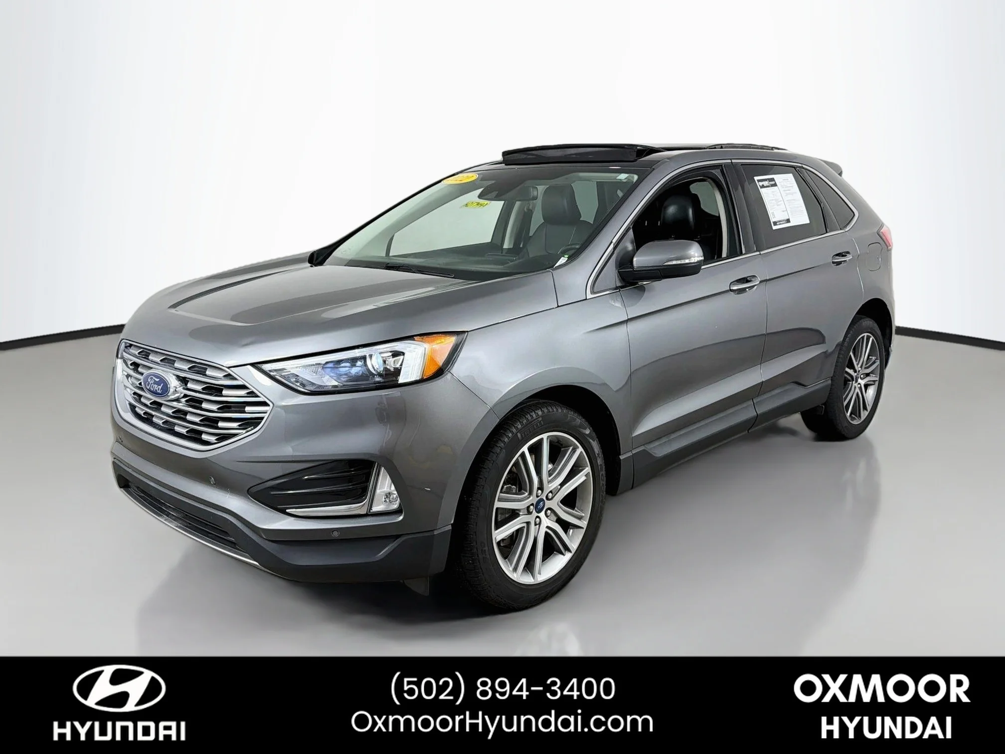 Used 2022 Carbonized Gray Metallic Ford Titanium image 3