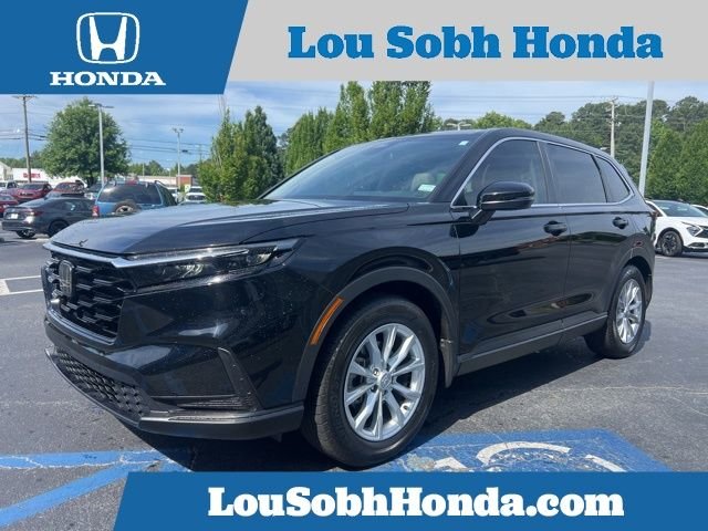 Certified Used 2025 Crystal Black Pearl Honda EX image 1