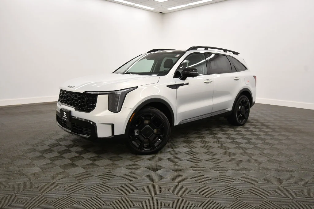 Certified 2026 Kia Sorento X-Line SX with VIN 5XYRKDJF7TG433339 for sale in Rochester, Minnesota