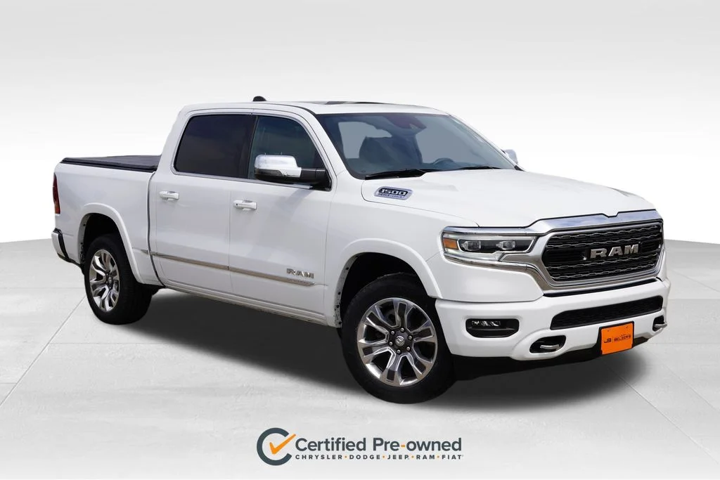 Used 2024 Bright White Clearcoat Ram Limited image 1