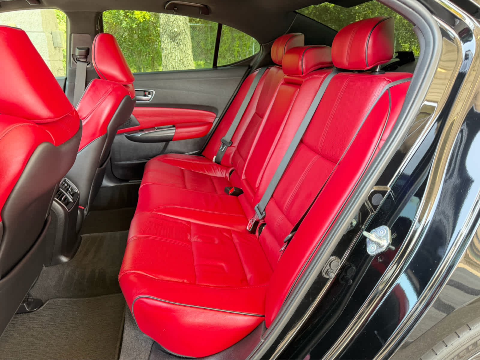 Used 2019 Crystal Black Pearl Acura w/A-Spec Pkg Red Leather image 14