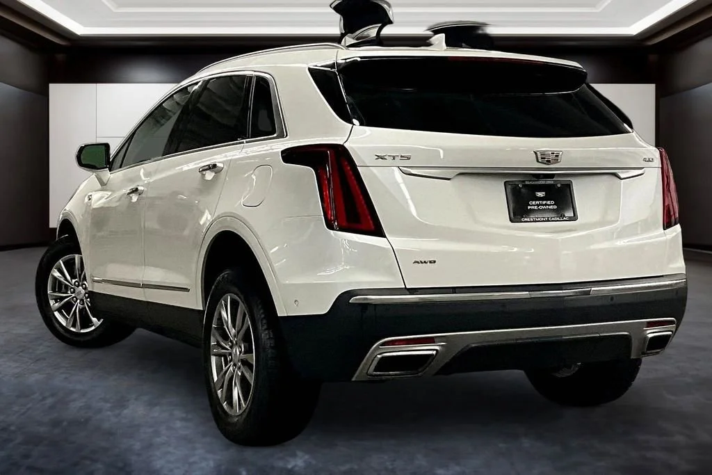 Used 2023 Crystal White Tricoat Cadillac Premium Luxury image 4
