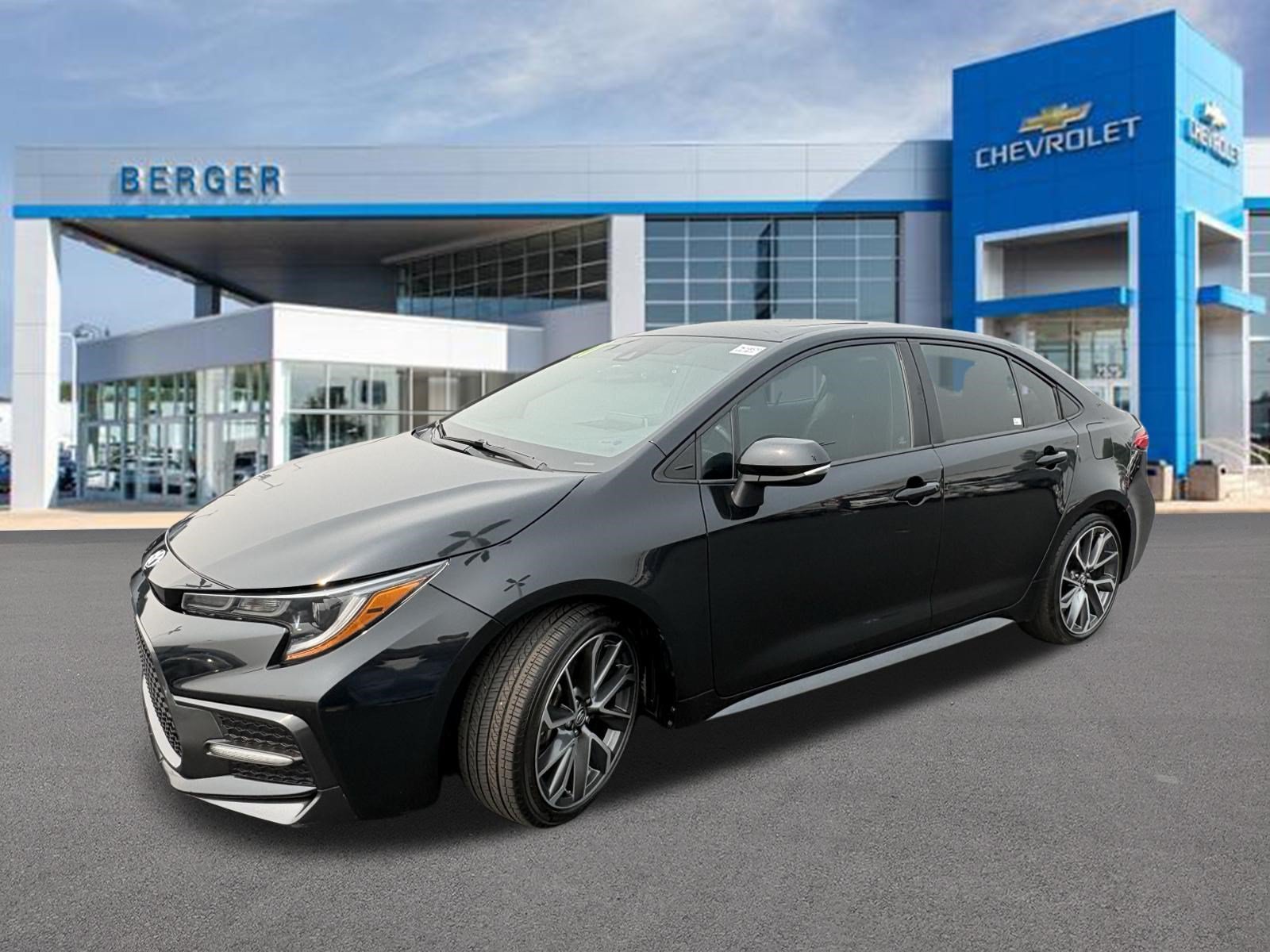 Used 2021 Black Toyota SE image 3
