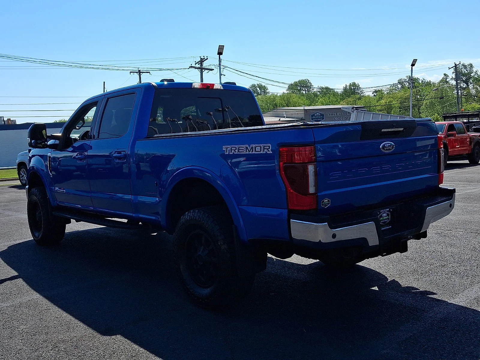 Used 2020 Velocity Blue Metallic   E7 Ford LARIAT image 7