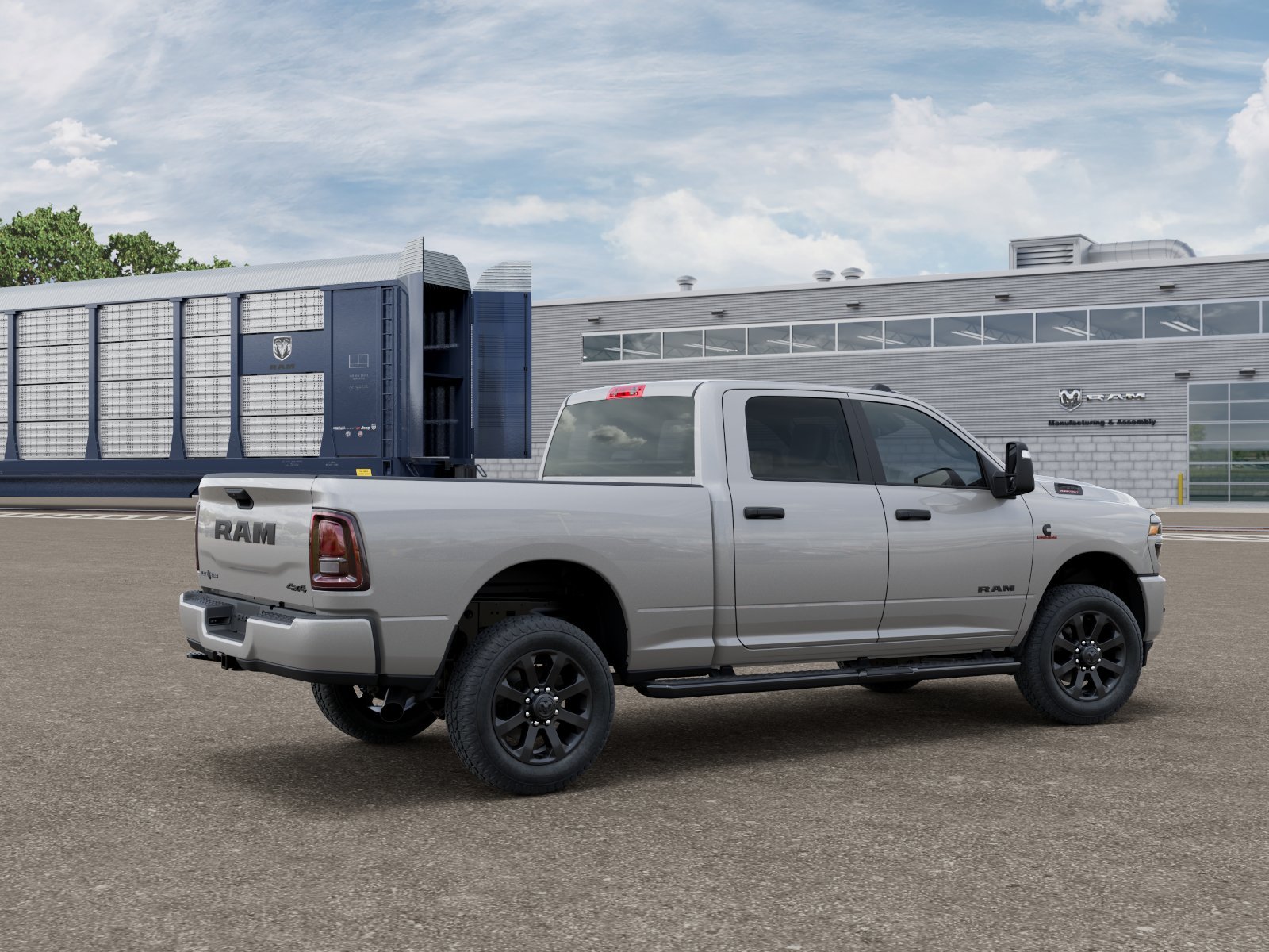 New 2027 Silver-Zynith Exterior Paint RAM Big Horn image 2
