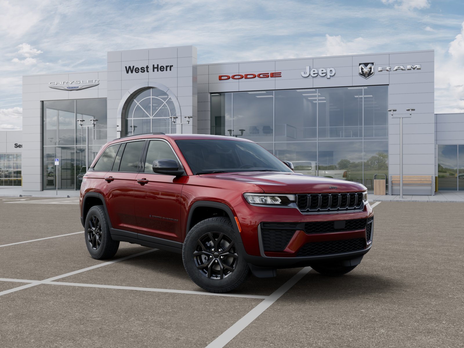 New 2026 Velvet Red Pearl-Coat Exterior Paint Jeep Laredo Altitude image 31