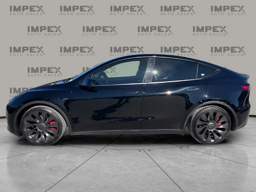 Used 2023 Black Tesla Performance image 2