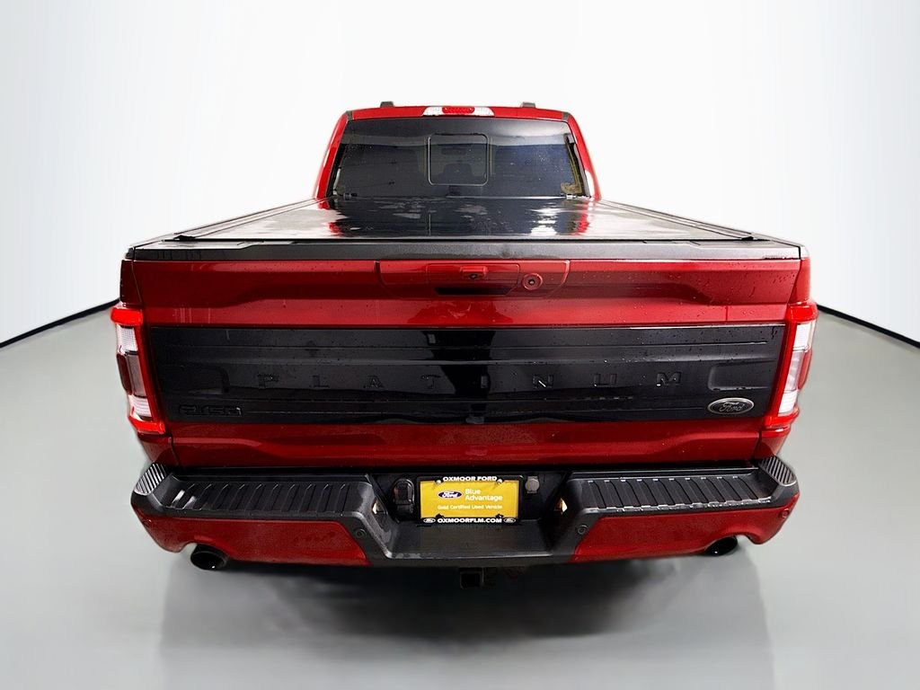 Used 2023 Rapid Red Metallic Tinted Clearcoat Ford Platinum image 6