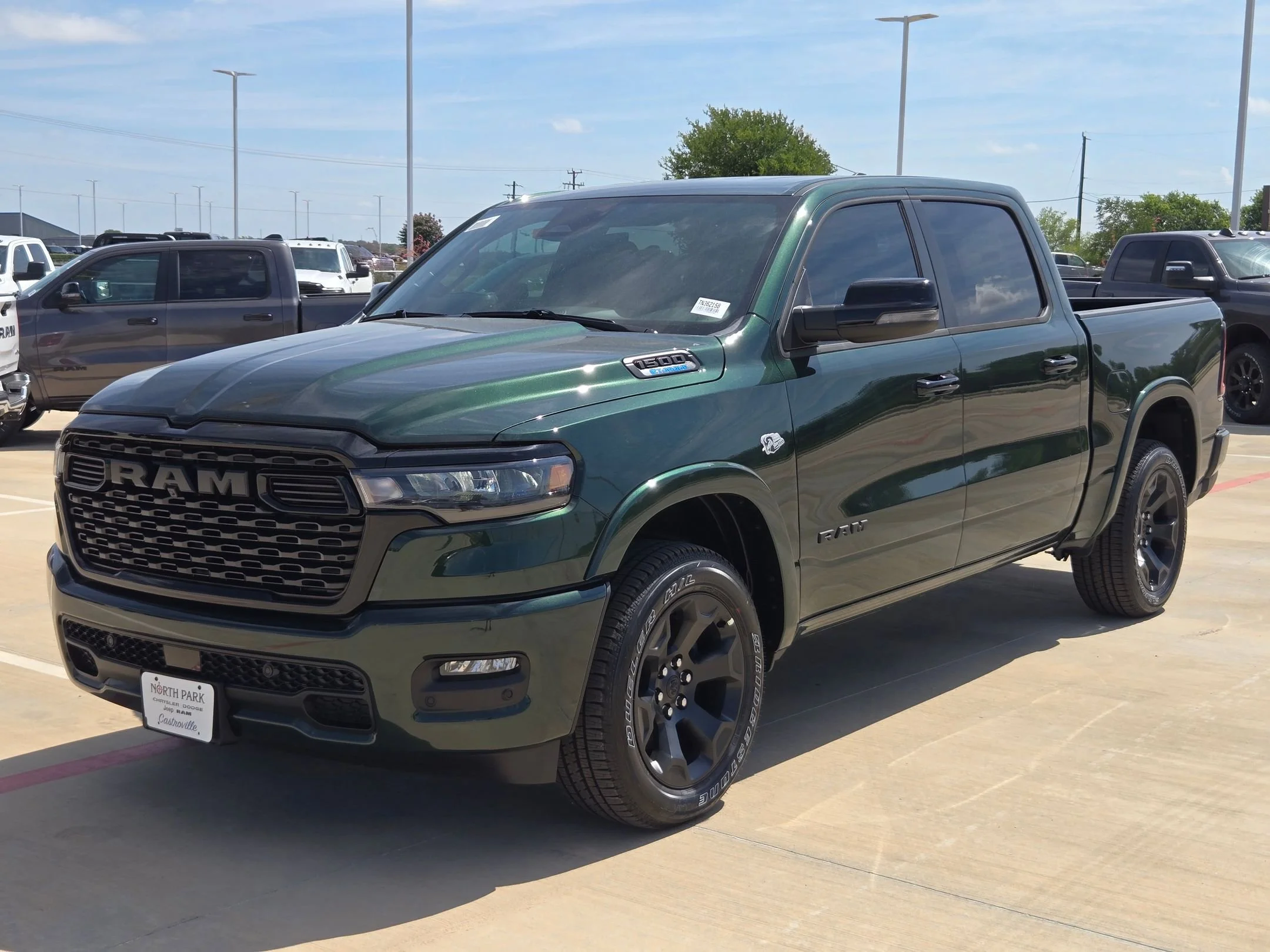 New 2026 Serrano-Green Metallic Exterior Paint RAM Big Horn/Lone Star image 7