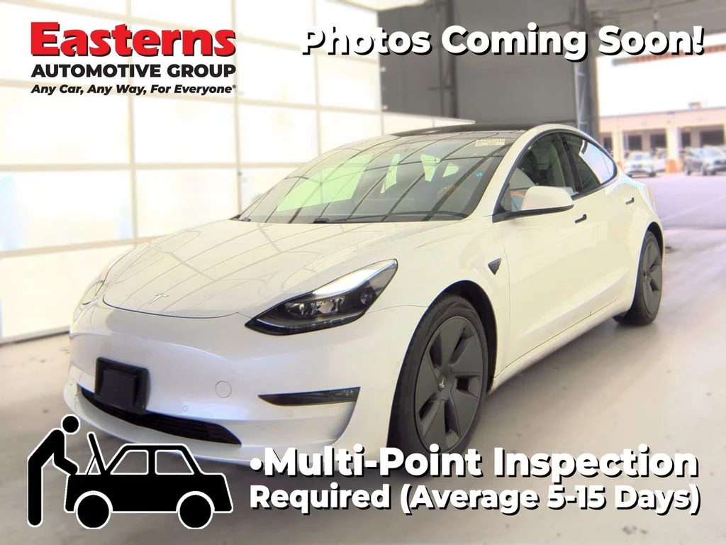 Used 2021 White Tesla Long Range image 1