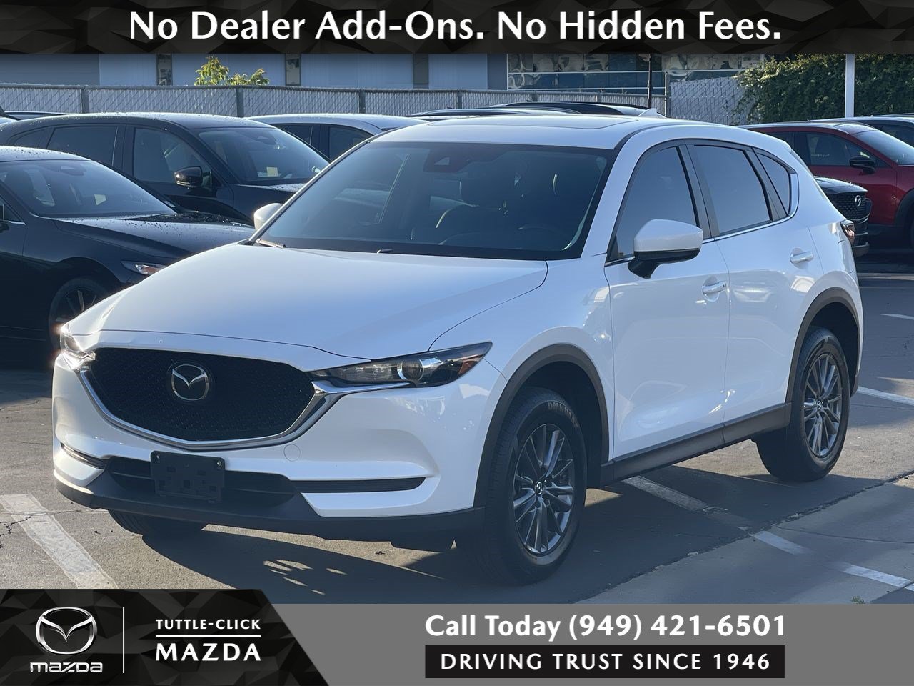 Used 2020 Snowflake White Pearl Mica Mazda Touring image 3