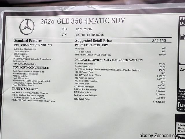2026 Mercedes-Benz GLE GLE350 - Photo 32
