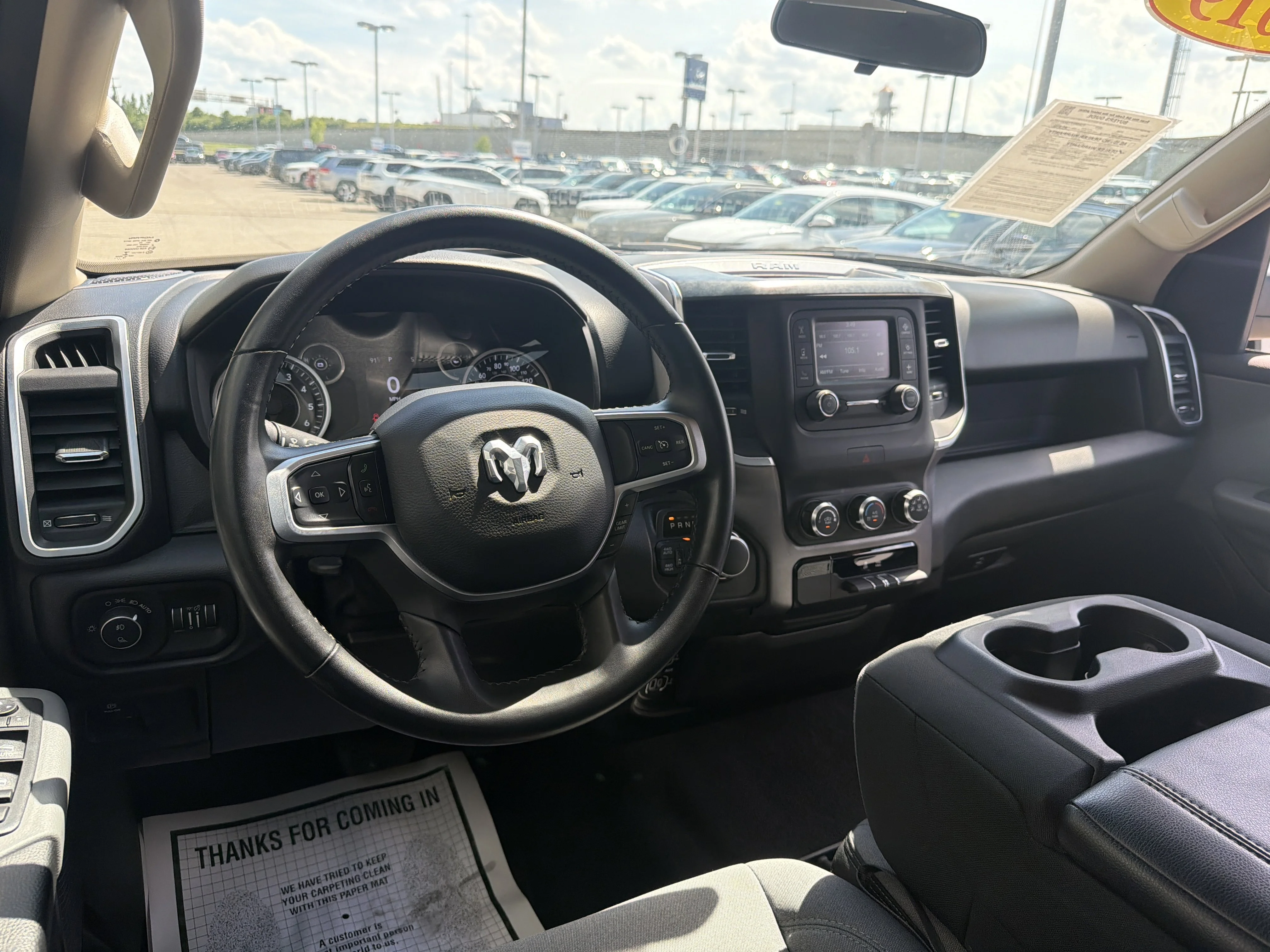 Used 2019 Granite Crystal Metallic Clearcoat Ram Big Horn/Lone Star image 28