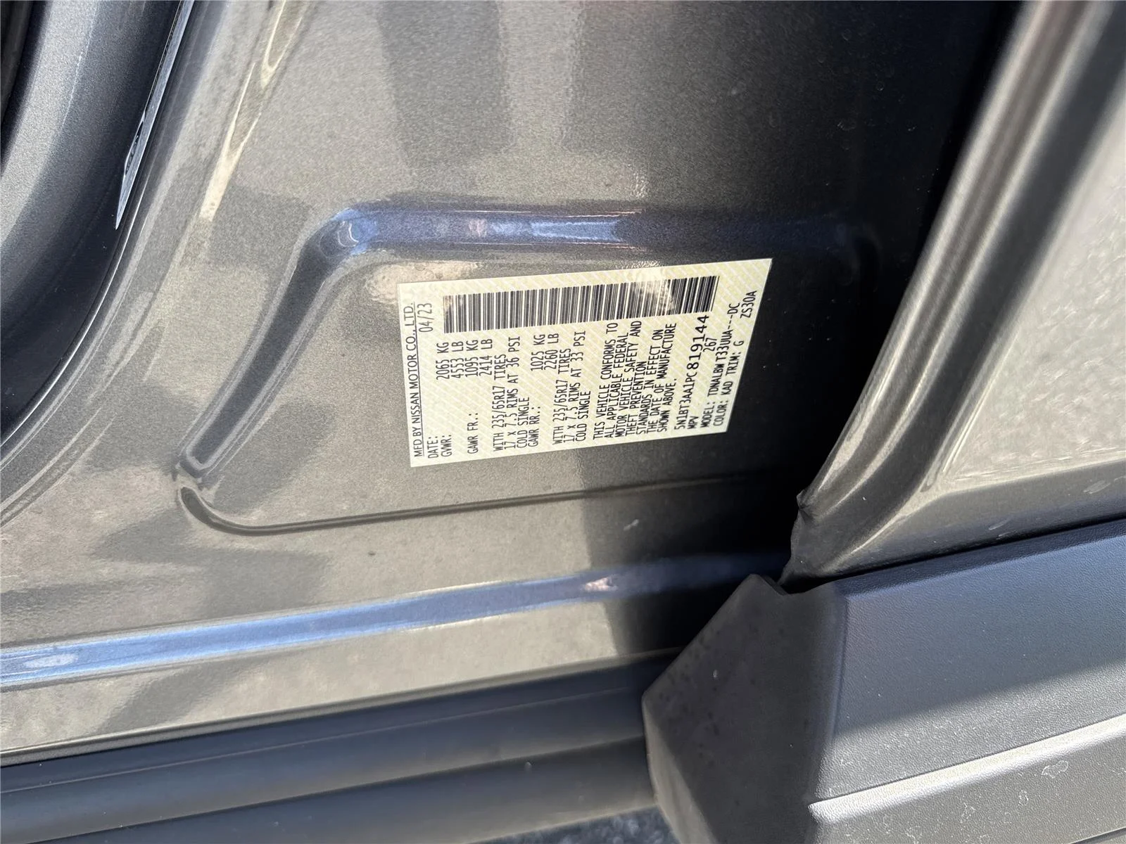Used 2023 Gun Metallic Nissan S image 37