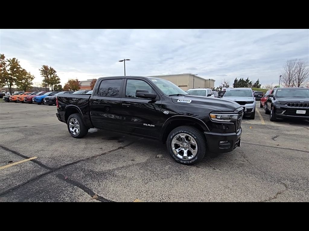 New 2026 Diamond Black Crystal Pearl-Coat Exterior Paint RAM Big Horn/Lone Star image 9