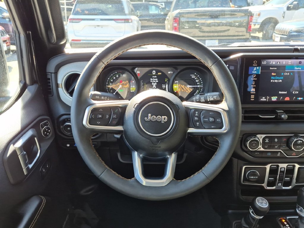 Used 2024 Black Jeep Sahara 4xe image 12