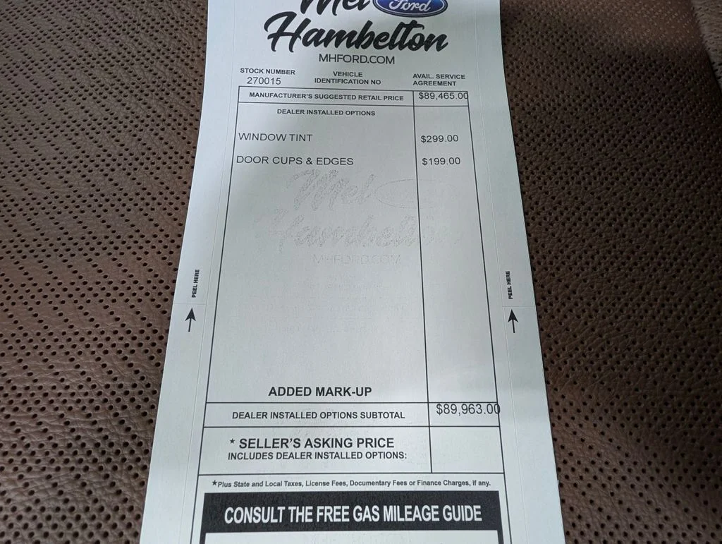 New 2027 Agate Black Metallic Ford King Ranch® image 34