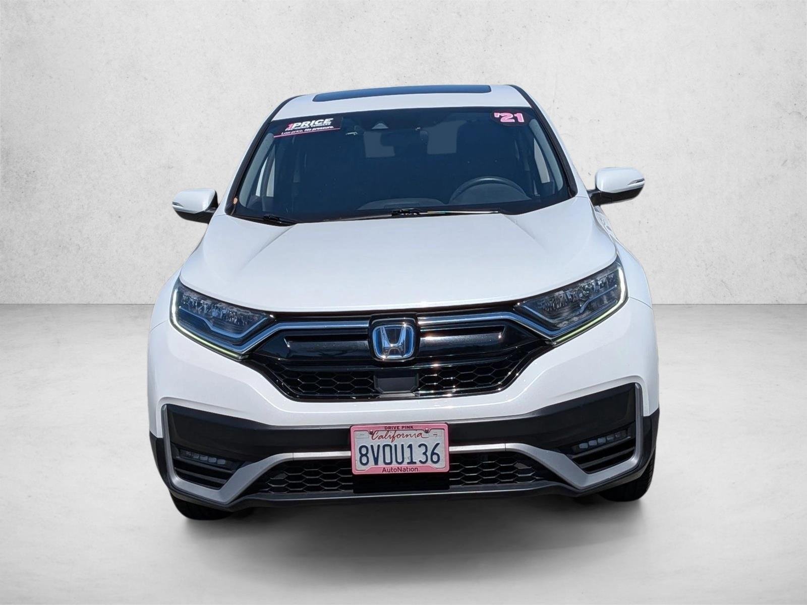 Used 2021 Platinum White Pearl Honda EX image 2