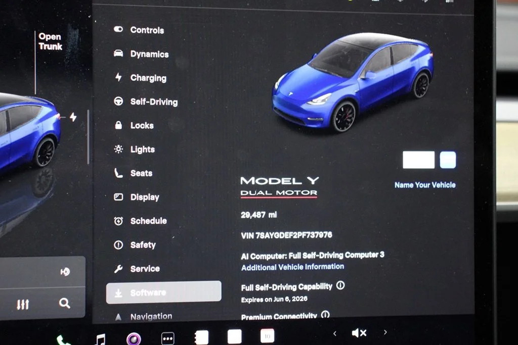 Used 2023 Deep Blue Metallic Tesla Performance image 30