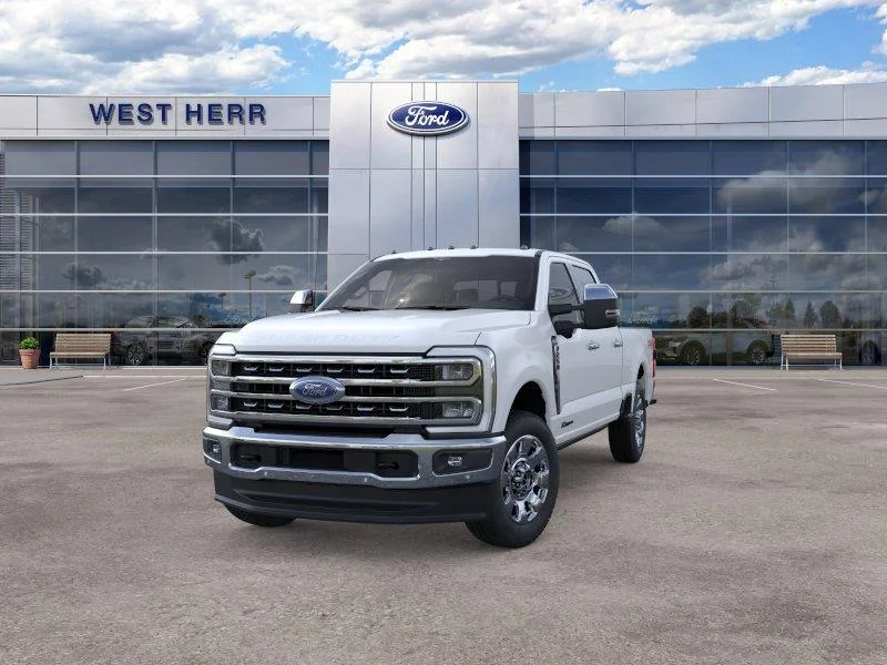 New 2026 Star White Metallic Tri-Coat Ford F-250® Lariat® image 3