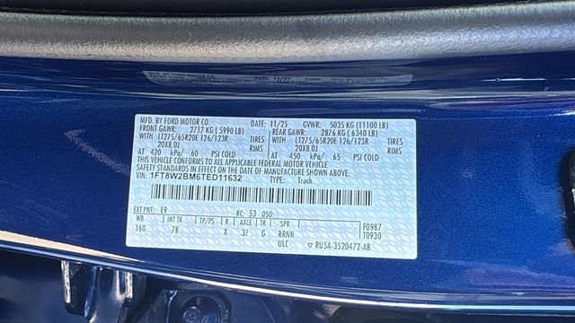 New 2026 Argon Blue Metallic Ford F-250® Platinum® image 24