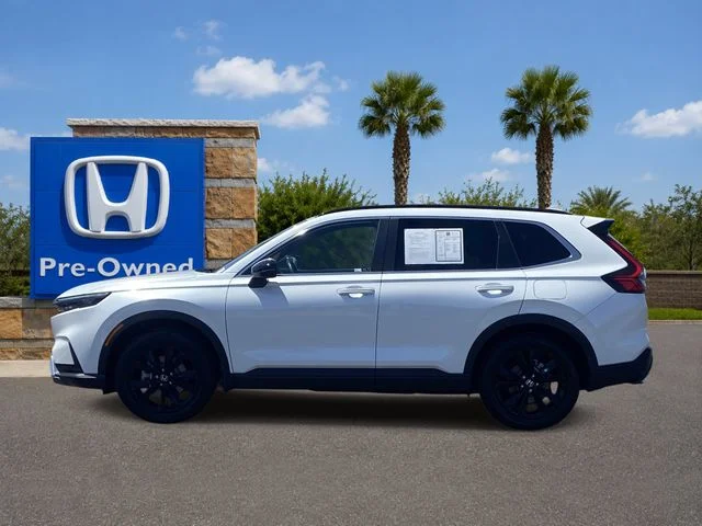 Certified Used 2024 Platinum White Pearl Honda HYBRID AWD SP TRG image 3
