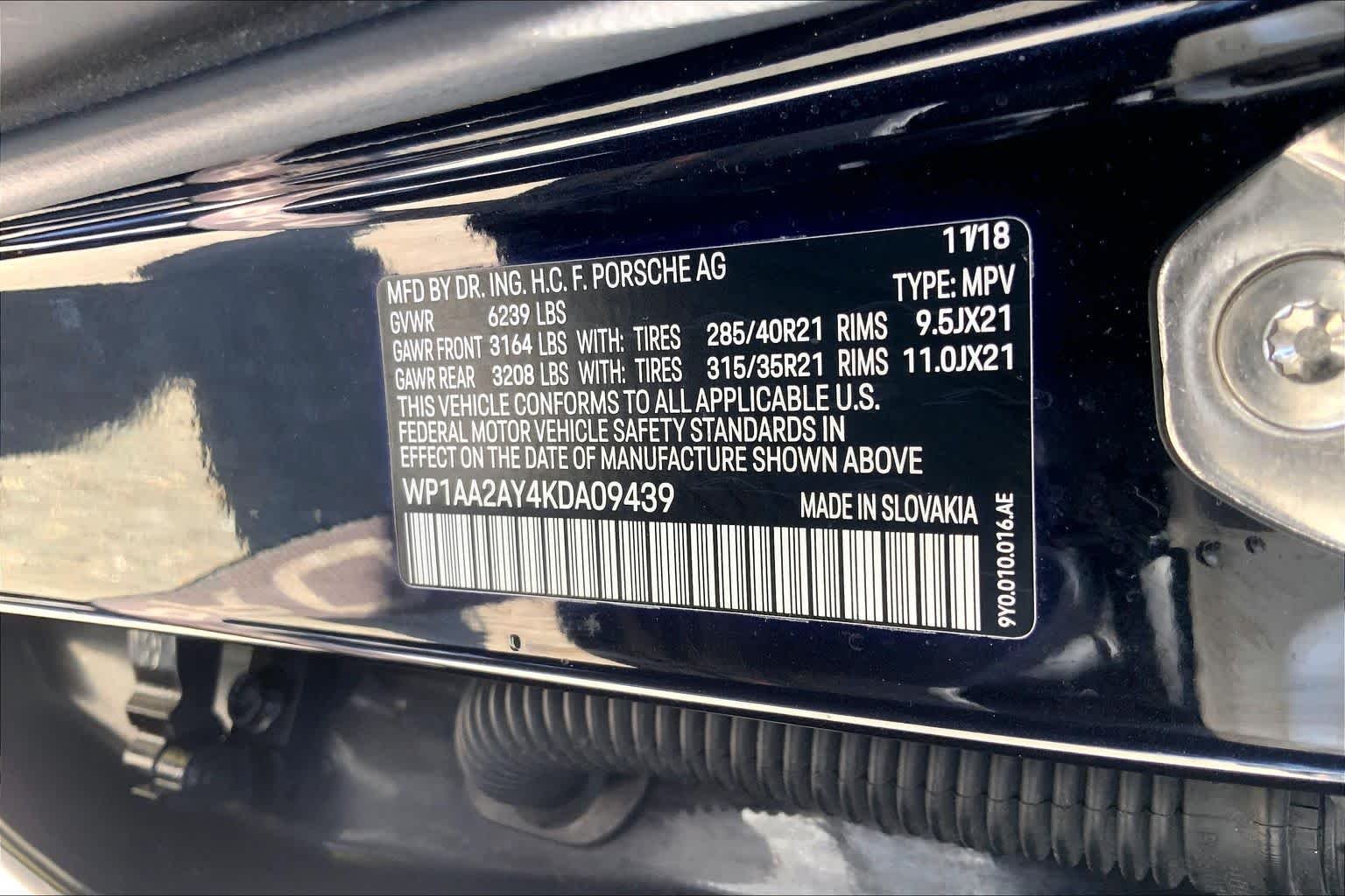 Used 2019 Black Porsche  image 34