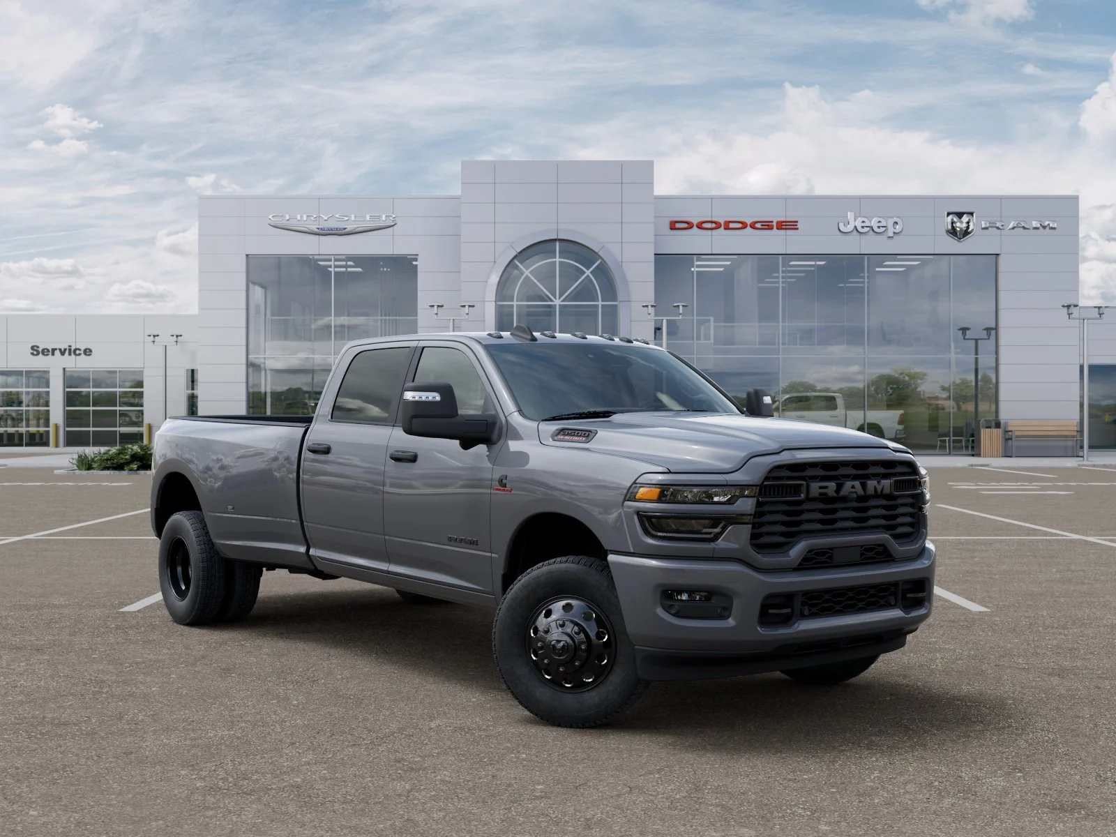 New 2026 Ceramic Gray Clear-Coat Exterior Paint RAM Big Horn image 33