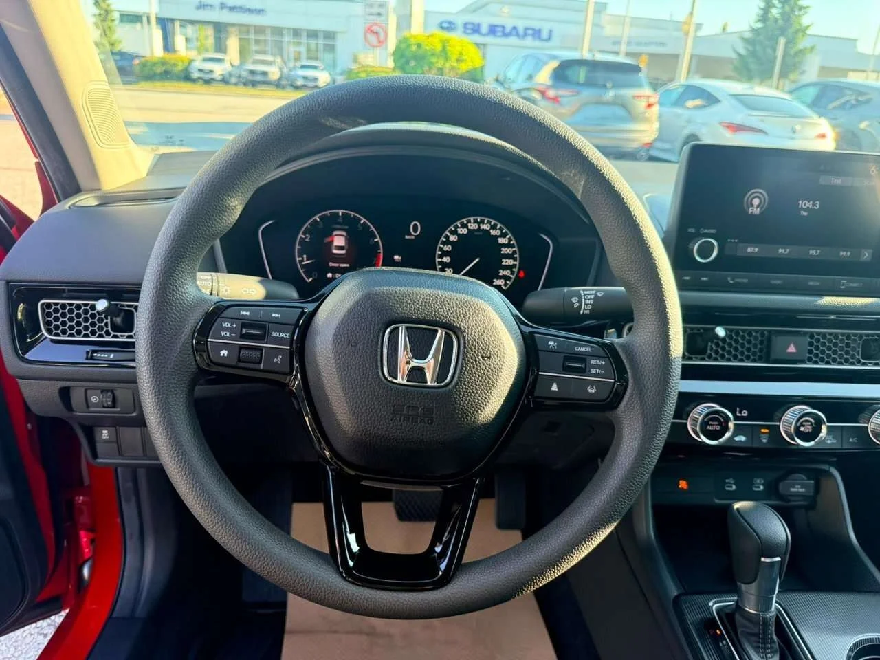 Used 2025 Rallye Red Honda LX CVT Sedan Certified Pre-Owned   One Owner   No image 8