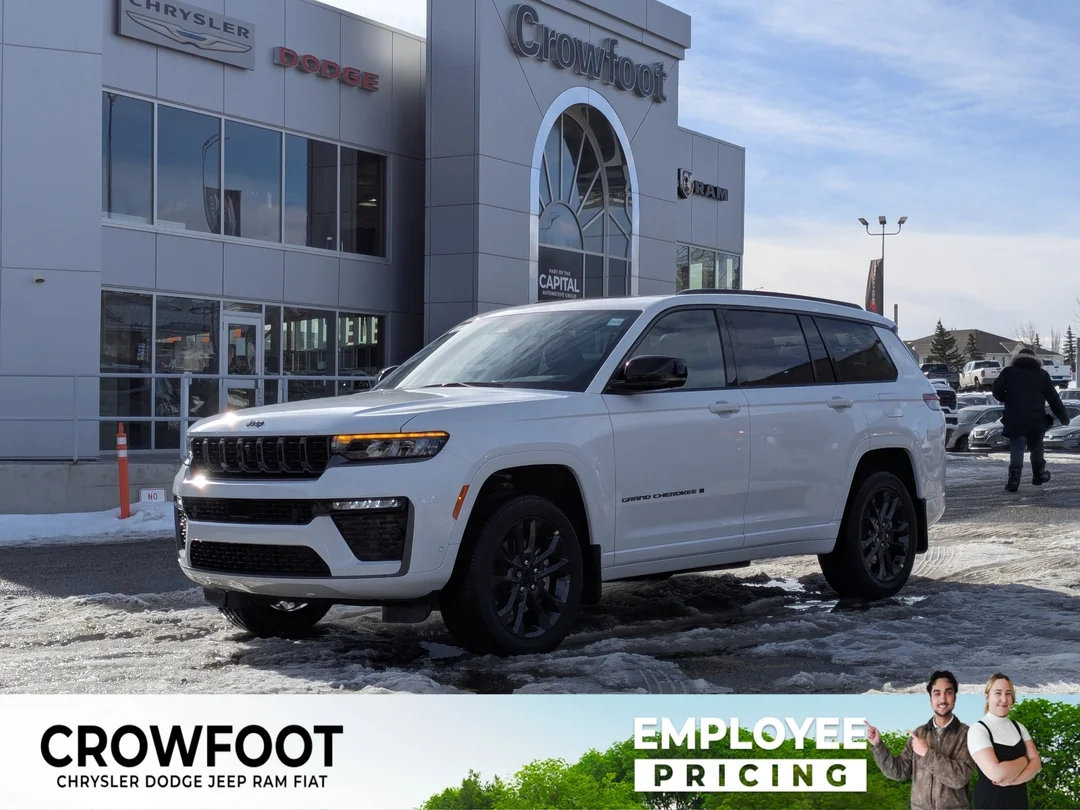 New 2026 White Jeep Limited Reserve - - 4x4 - Pano Sunroof - 6- Passenger Seating - Trailer Tow - Vent Seats & More! image 1