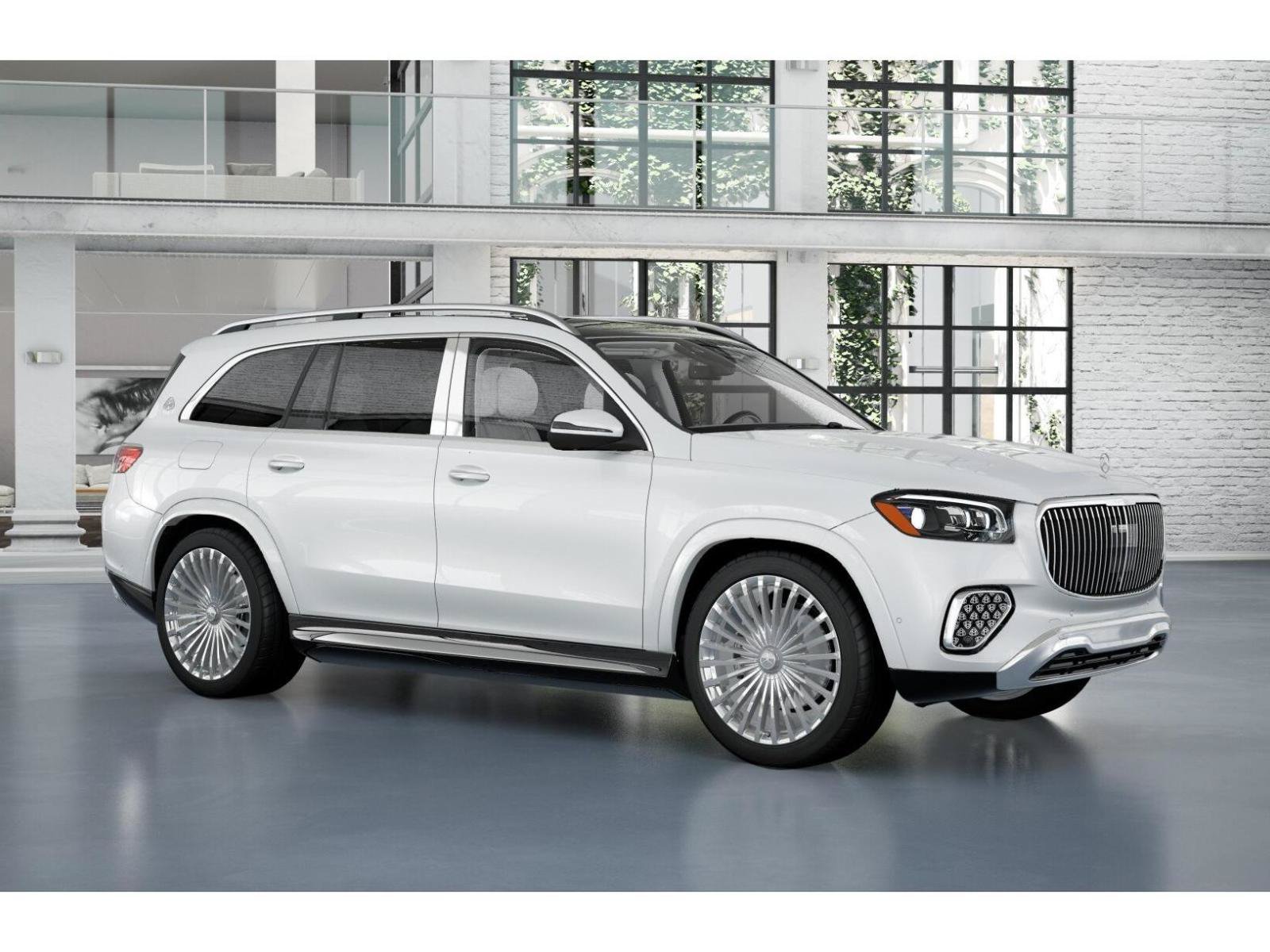 New 2026 MANUFAKTUR Moonlight White Metallic Mercedes-Benz Maybach GLS 600 image 12