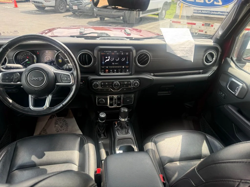 Certified Used 2021 Red Jeep Unlimited Sahara 4xe image 46