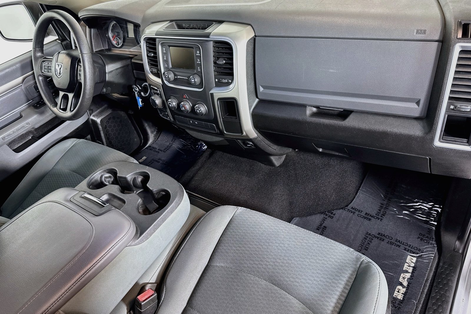 Used 2019 Bright Silver Metallic Clearcoat Ram SLT image 25