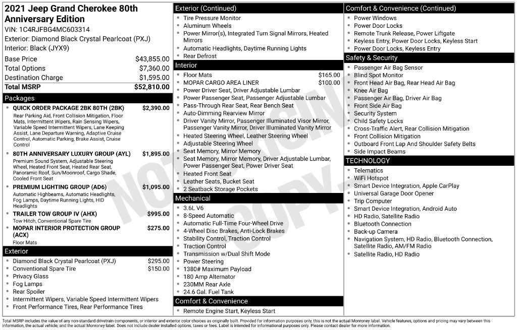Used 2021 Black Jeep Limited image 6