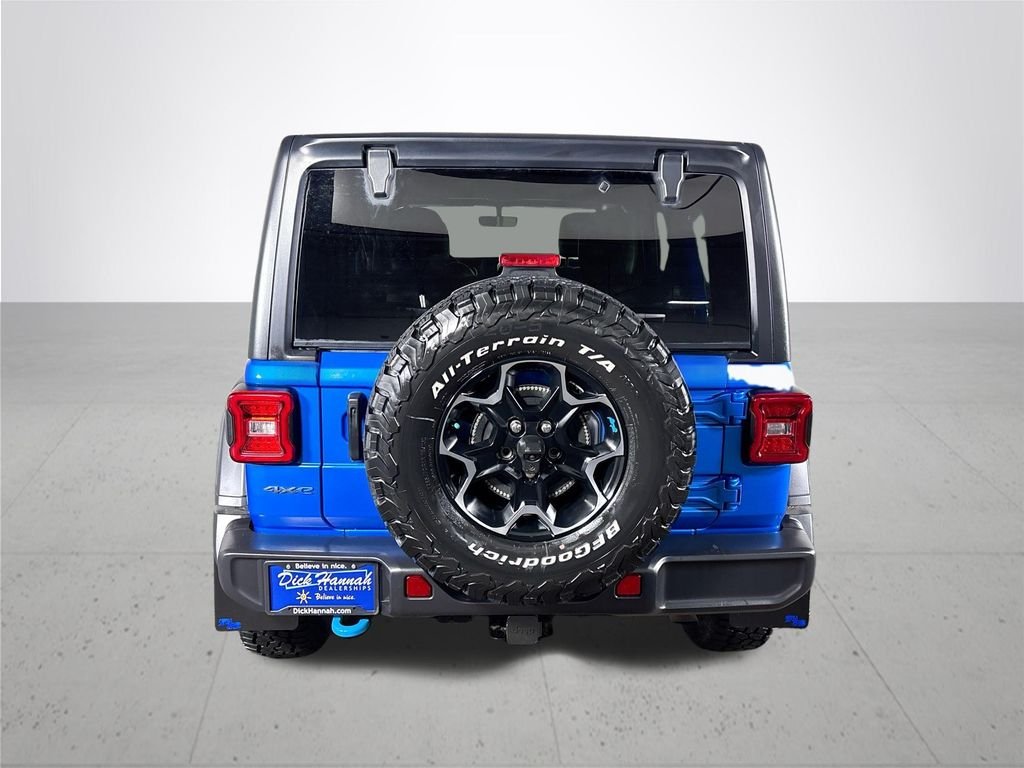 Used 2022 Blue Jeep Unlimited Rubicon 4xe image 7