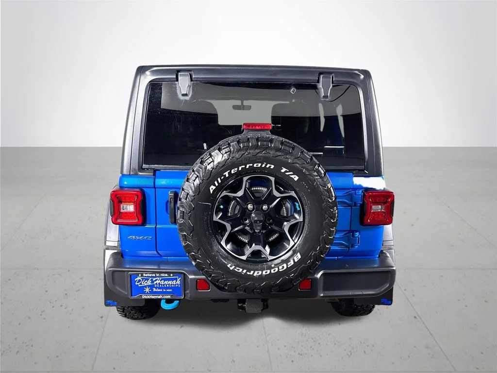 Used 2022 Blue Jeep Unlimited Rubicon 4xe image 7