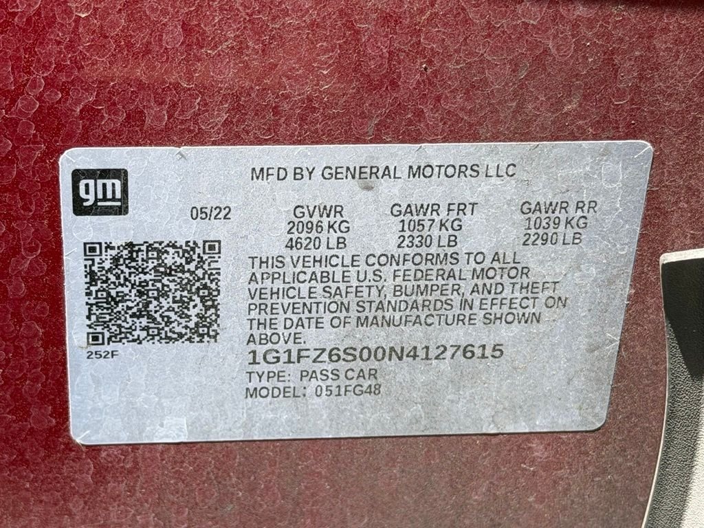 Certified Used 2022 Red Chevrolet Premier image 37