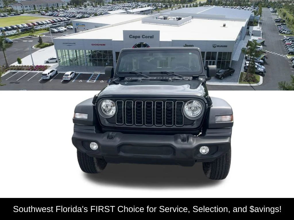 Certified Used 2025 Black Jeep Sport image 2