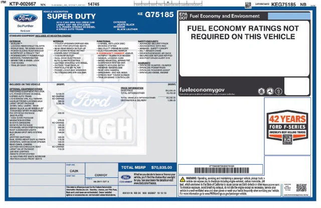 Used 2019 Agate Black Metallic Ford Lariat image 17