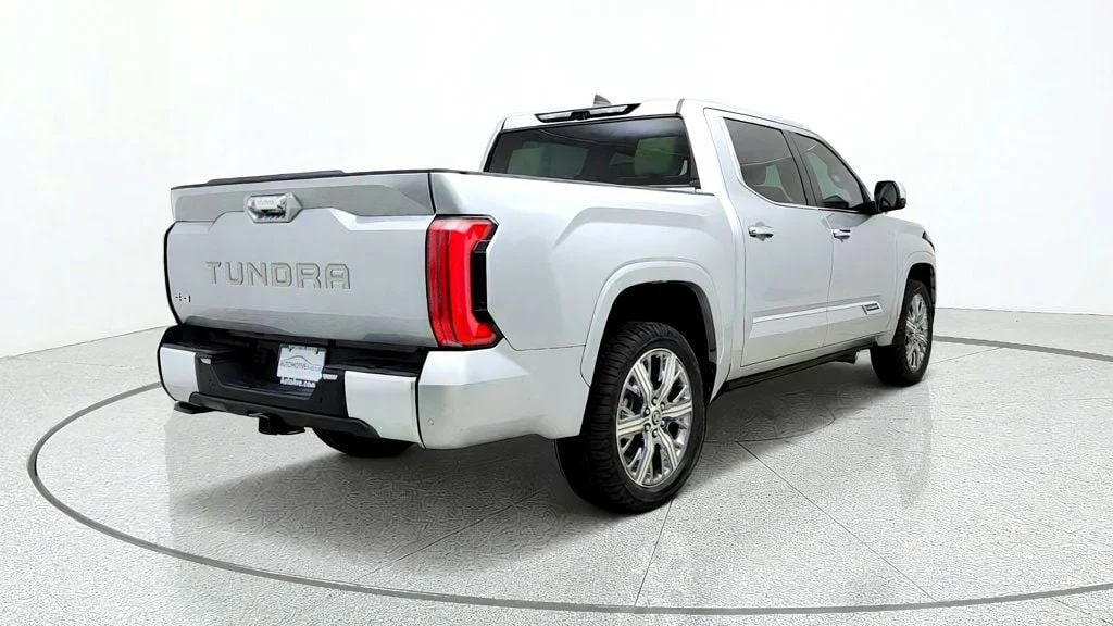 Used 2024 Celestial Silver Metallic Toyota Capstone Hybrid CrewMax 5.5