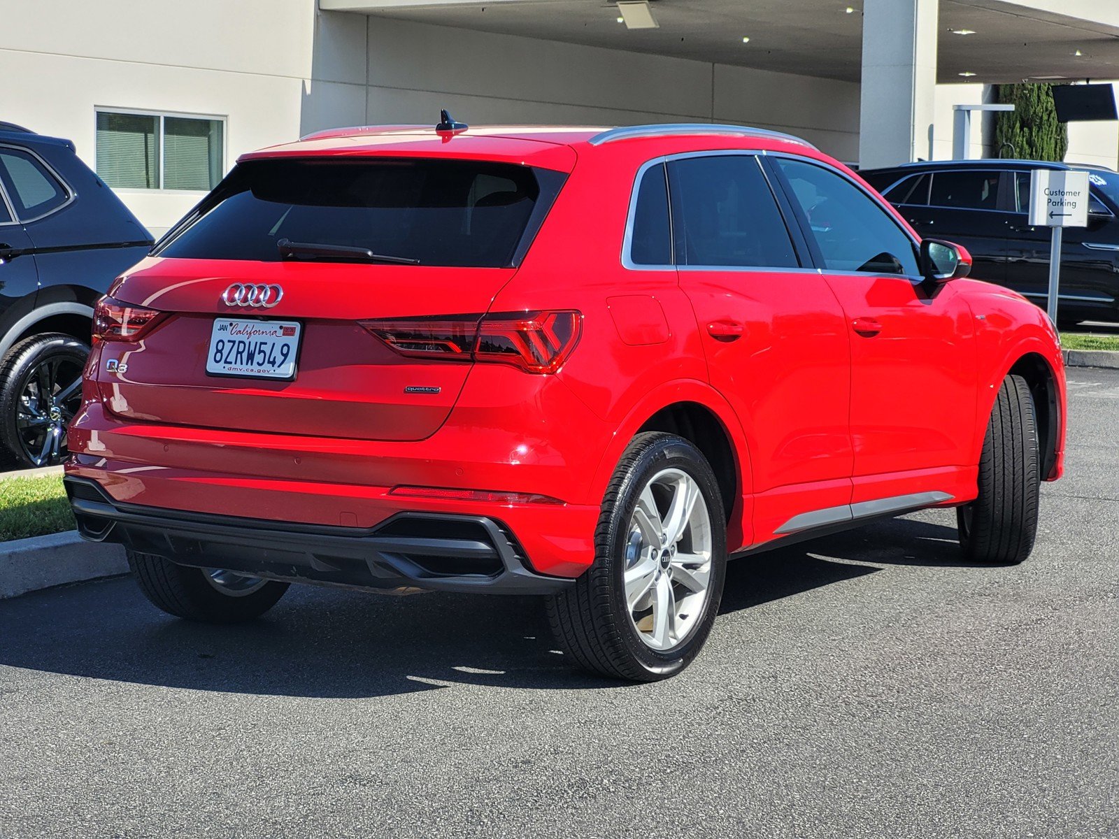 Used 2022 Red Audi Premium Plus image 4